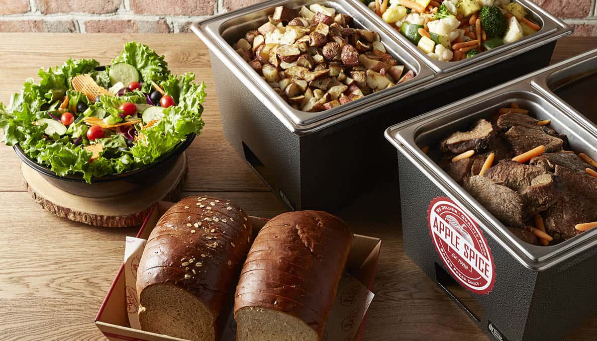 Apple Spice Catering Meal Options hot catering