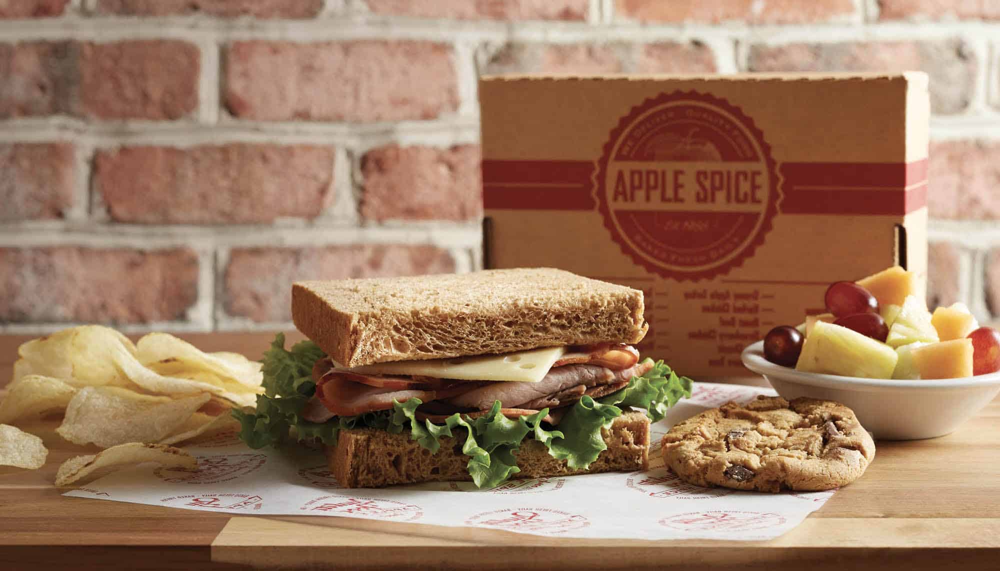 Apple Spice Box Lunch Sandwich apple spice boxed sandwich lunch
